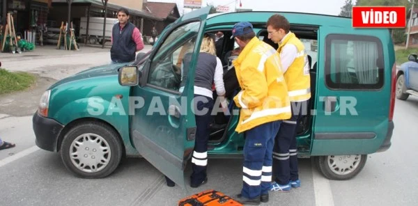 Sapanca'da Trafik Kazası: 1 Yaralı