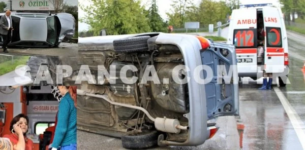 Milletvekili Engin Özkoç'un Yardımcısı Mefaret Bakkal Otomobili ile Takla Attı!