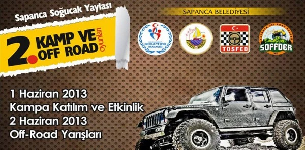Iı. Sapanca Kamp ve Off-Road Oyunları Başlıyor
