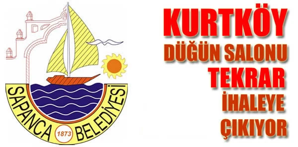 Kurtköy Düğün Salonu Tekrar İhaleye Çıkıyor