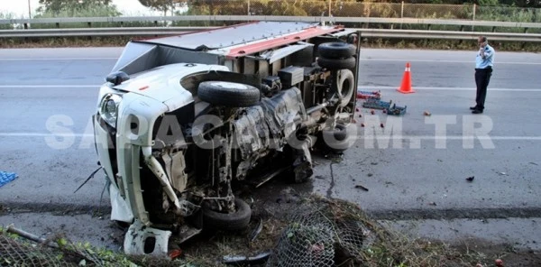 Sapanca'da Trafik Kazası: 1 Yaralı