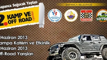Iı. Sapanca Kamp ve Off-Road Oyunları Başlıyor