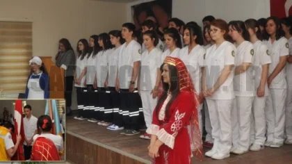 Sapanca Anadolu Sağlık Meslek Lisesinde Mezuniyet Heyecanı