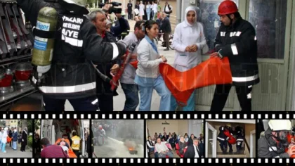 Sapanca İlçe Hastanesinde Gerçeği Aratmayan Yangın Tatbikatı