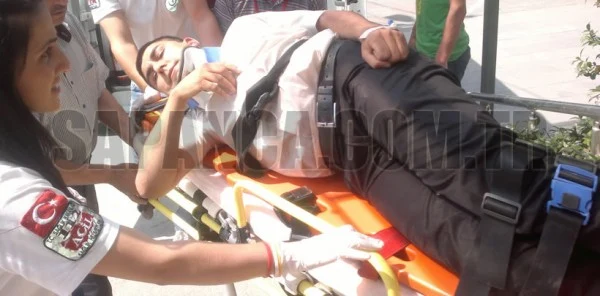 Sapanca'da Motosiklet ile Otomobil Çarpıştı: 1 Yaralı