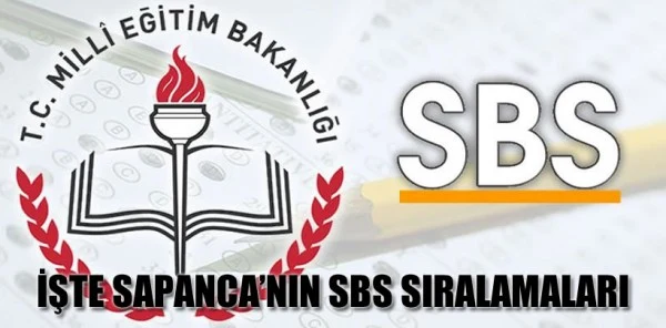 İşte Sbs Sonuçlarına göre Sapanca'da ki Okulların Durumları