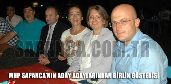 MHP Sapanca'nın Aday Adaylarından Birlik Gösterisi