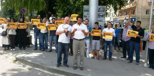 Sapanca'da Mursi'ye Destek Eylemi