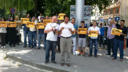 Sapanca'da Mursi'ye Destek Eylemi