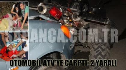 Sapanca'da Otomobil Atv'ye Çarptı: Gülten Demiren ve Hüseyin Demiren Yaralandı