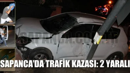 Sapanca'da Trafik Kazası: 2 Yaralı