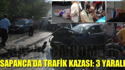 Sapanca'da Trafik Kazası: 3 Yaralı