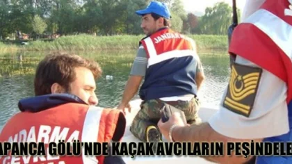 Sapanca Gölü'nde Kaçak Avcıların Peşindeler!