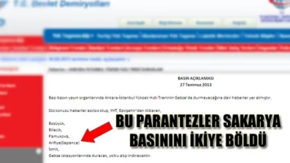 Tcdd 'Arifiye(sapanca)' Yazdı Ortalık Fena Karıştı