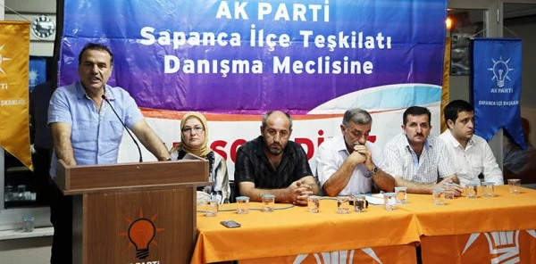 AK Parti Sapanca İlçe Teşkilatı Aylık Olağan Danışma Meclisi Toplantısını Yaptı