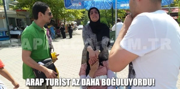 Arap Turist Az Daha Sapanca Gölünde Boğuluyordu!