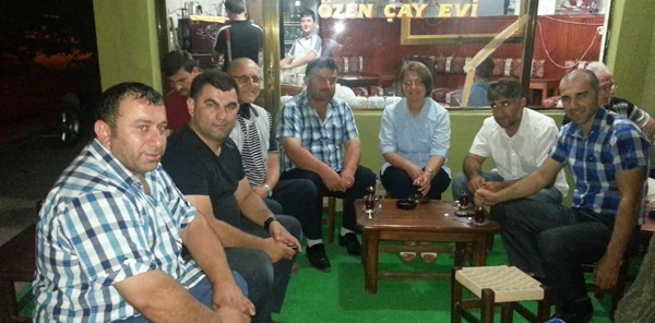 Arapoğlu, Esnafla Bayramlaştı