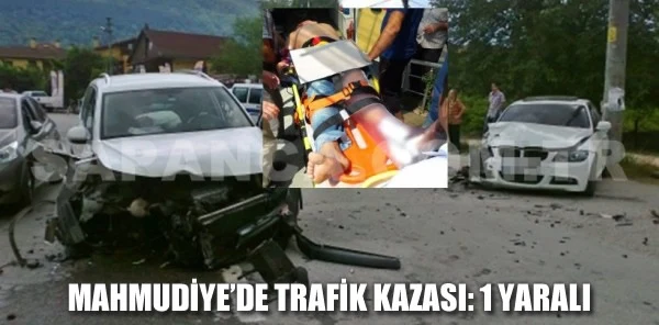 Mahmudiye'de Trafik Kazası: 1 Yaralı