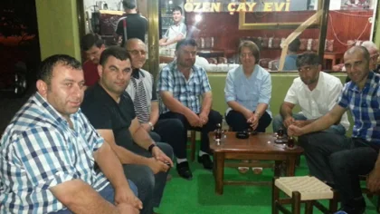 Arapoğlu, Esnafla Bayramlaştı