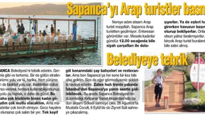 Habertürk Yazarı Esin Övet'ten Sapanca'da Övgü Dolu Sözler