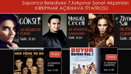 Kırkpınar Sanat Akşamları 2013 Programı ve Bilet Fiyatları