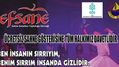 Mevlana Felsefesi ve Yaratılış Kavramları Sahne Gösterisi Bu Akşam Sahne Alıyor