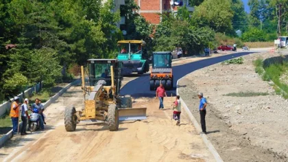 Sapanca'ya 30 Bin Ton Asfalt