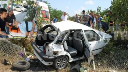 Tem Otoyolu Sapanca Mevkiinde Meydana Gelen Trafik Kazasında, 1 Kişi Yaralandı