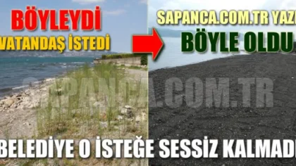 Vatandaşlar Plajın Tekrar Düzenlenmesini İstedi Belediye Sessiz Kalmadı