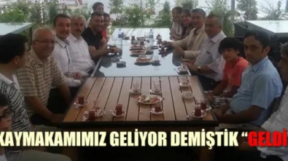 Yeni Sapanca Kaymakamı Gökhan Azcan Sapanca'da