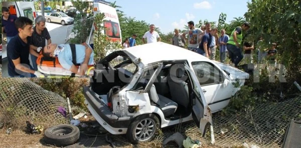 Tem Otoyolu Sapanca Mevkiinde Meydana Gelen Trafik Kazasında, 1 Kişi Yaralandı