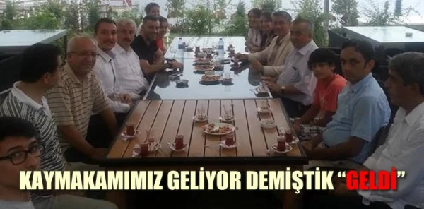 Yeni Sapanca Kaymakamı Gökhan Azcan Sapanca'da