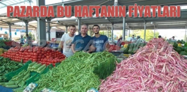 Sapanca Cuma Pazarı 13 Eylül Tarihli Parakende Sebze ve Meyve Fiyatları