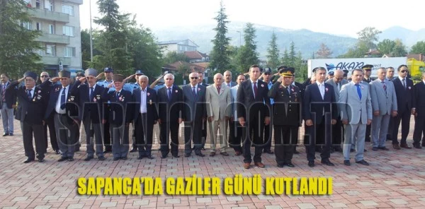 Sapanca'da Gaziler Günü Kutlandı