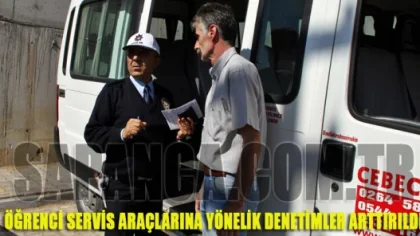 Öğrenci Servis Araçlarına Yönelik Denetimler Arttırıldı