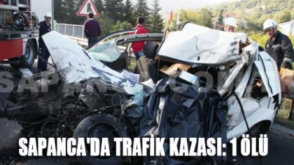 Sapanca'da Trafik Kazası: 1 Ölü
