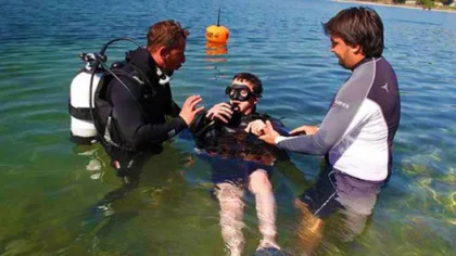 Sapanca Gölü'nde Engelliler Dalış Yaptı