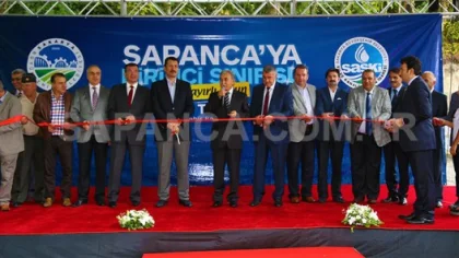 Sapanca Muradiye İçmesuyu Arıtma Tesisi Düzenlenen Törenle Açıldı