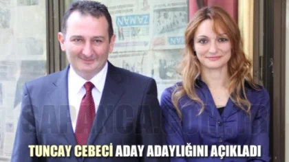 Tuncay Cebeci Sapanca Belediye Başkan A. Adaylığını Açıkladı