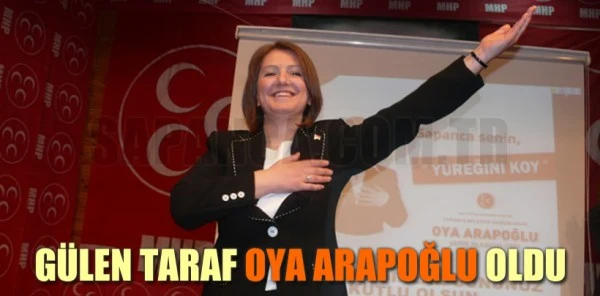 Temayül Yoklamasında Gülen Taraf Oya Arapoğlu Oldu