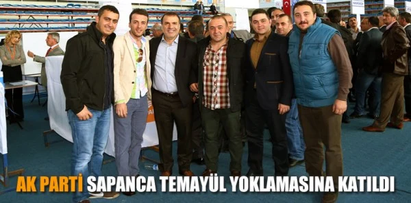 AK Parti Sapanca Temayül Yoklamasına Katıldı
