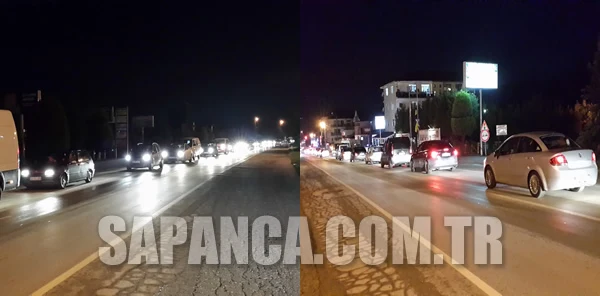 Sapanca'da Trafik Felç Oldu