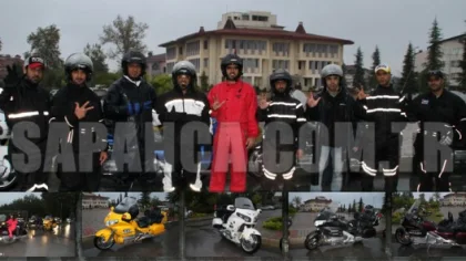 Dubai'den Motosikletlerle Sapanca'da Oturan Arkadaşlarını Ziyarete Geldiler