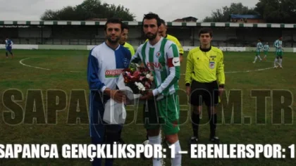 Sapancaspor: 1 - Erenlerspor: 1