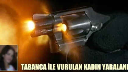 Tabanca ile Vurulan Kadın Yaralandı