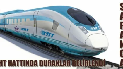 Yht Hattında Duraklar Belirlendi
