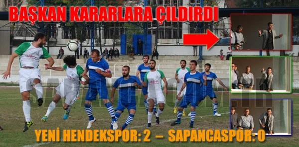Yeni Hendekspor: 2 – Sapancaspor: 0