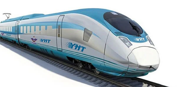 Yüksek Hızlı Tren'in Rengi Turkuaz Oldu
