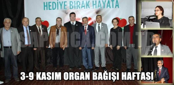 3-9 Kasım Organ Bağışı Haftası
