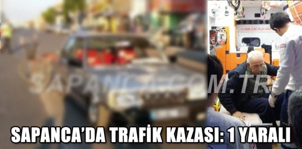 Sapanca'da Trafik Kazası: 1 Yaralı